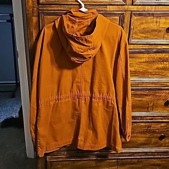 Universal Thread Large Spring/Fall Jacket. Beautiful color, RUST - Picture 4 of 11